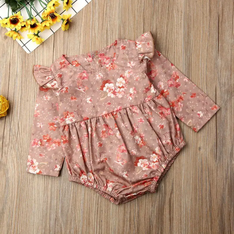 Flower Infant Toddler Baby Girl Bodysuit Vintage Fly Long Sleeve Neborn Girl Jumpsuit Spring Autumn Baby Girl Clothing 
Flower Infant Toddler Baby Girl Bodysuit Vintage Fly Long Sleeve Neborn Girl Jumpsuit Spring Autumn Baby Girl Clothing