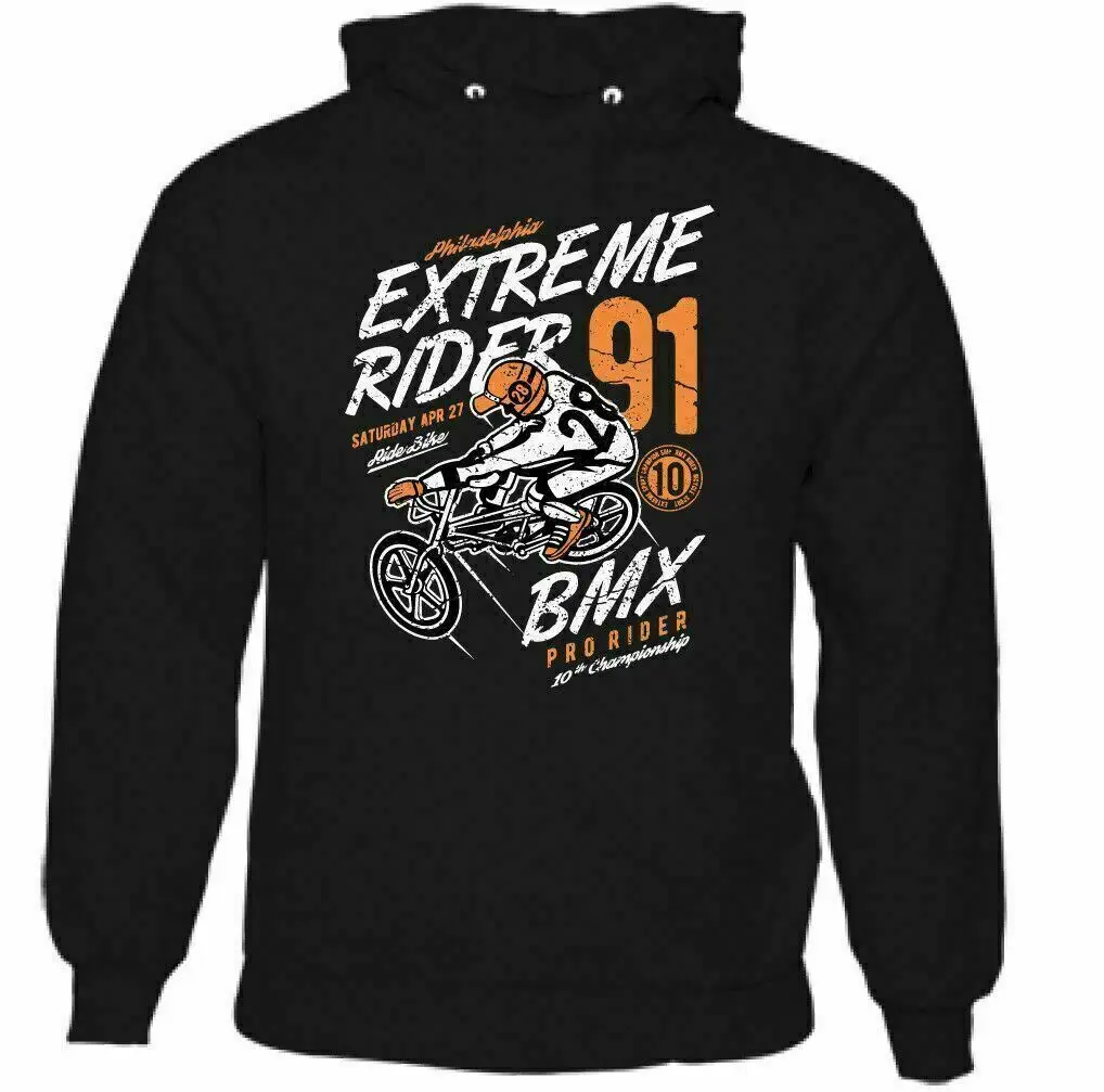 Extreme Rider Mens Funny BMX Pro Rider Hoodie Bike Bicycle Cycling Sport Racer
Extreme Rider Mens Funny BMX Pro Rider Hoodie Bike Bicycle Cycling Sport Racer