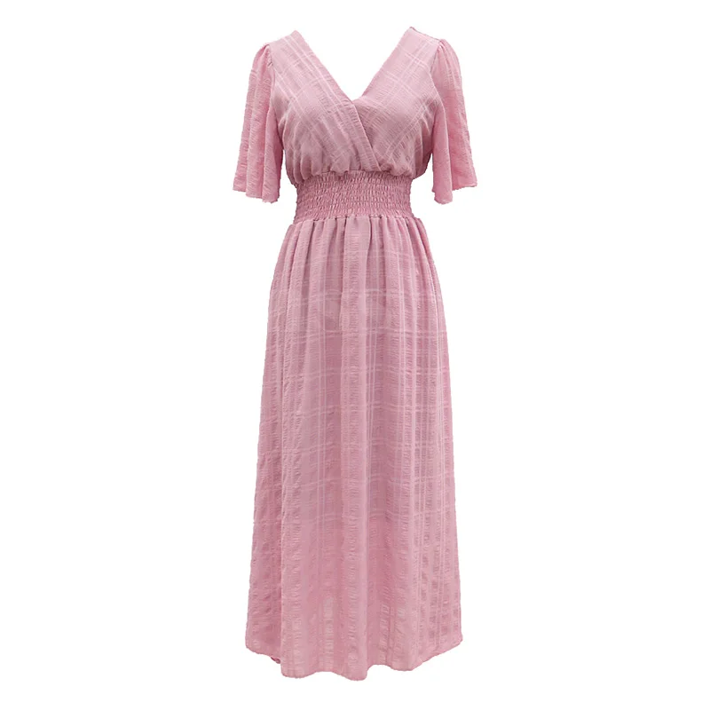Gentle Style Elegant Chiffon French Style Girly Style Dress Waist Slimming Temperament Fairy Super Mori Summer Dress
Gentle Style Elegant Chiffon French Style Girly Style Dress Waist Slimming Temperament Fairy Super Mori Summer Dress