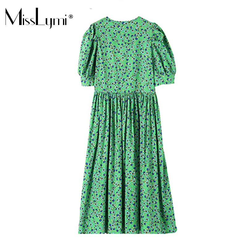 Women Summer Single Breasted Short Sleeve Green Floral Ankle Dress 2021 Big Size Vintage Print Loose Vacation Pleated Long Dres
Women Summer Single Breasted Short Sleeve Green Floral Ankle Dress 2021 Big Size Vintage Print Loose Vacation Pleated Long Dres
