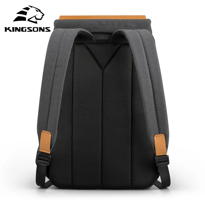 Рюкзак Kingsons мужской с защитой от кражи сумка для ноутбука 15 6 дюйма школьный
