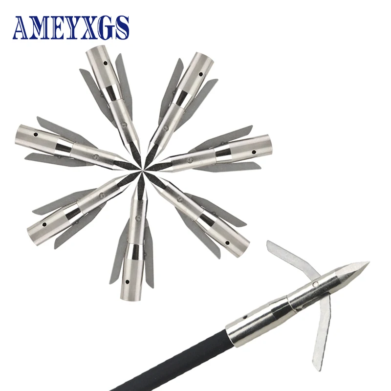 20pcs 288 Grains Archery Arrowhead Broadheads Hunting Bowfishing Arrow Points ID 8mm Bow and Arrow Fishing Shooting Accessories
20pcs 288 Grains Archery Arrowhead Broadheads Hunting Bowfishing Arrow Points ID 8mm Bow and Arrow Fishing Shooting Accessories