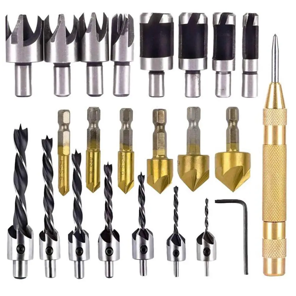 Набор отверстий-деревообрабатывающий фаска, сверлильный инструмент, фрезерный станок, шестигранная дрель, потайное сверло с L-ключом
Набор отверстий-деревообрабатывающий фаска, сверлильный инструмент, фрезерный станок, шестигранная дрель, потайное сверло с L-ключом