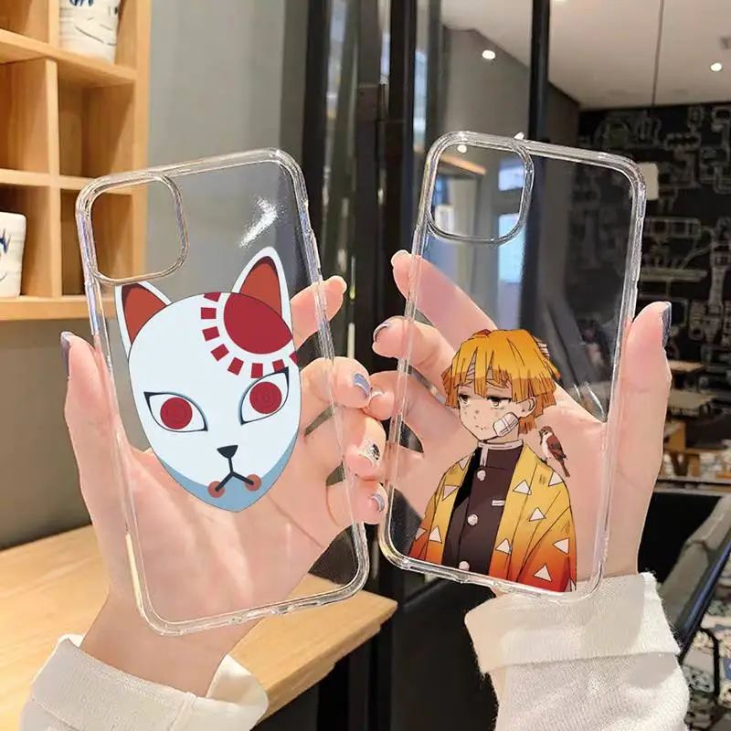 Demon Slayer Kimetsu No Yaiba Phone Case Transparent for iPhone 6 7 8 11 12 s mini pro X XS XR MAX Plus SE cover funda
Demon Slayer Kimetsu No Yaiba Phone Case Transparent for iPhone 6 7 8 11 12 s mini pro X XS XR MAX Plus SE cover funda