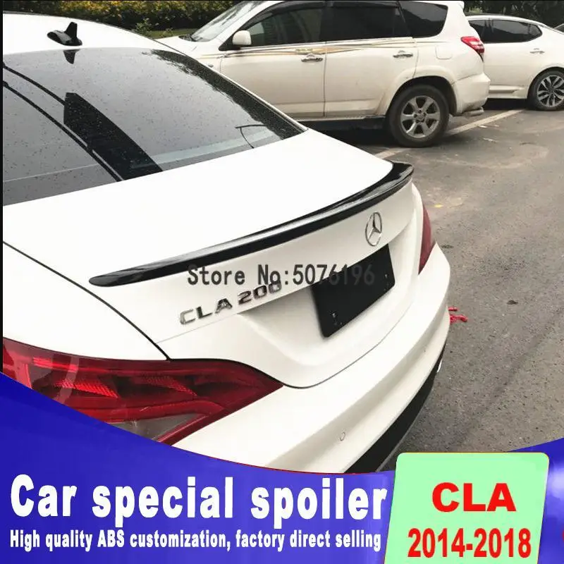 Спойлер для заднего крыла автомобиля из АБС пластика Mercedes Benz CLA CLASS W117 CLA45 2014
