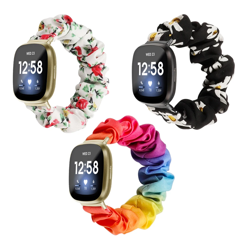 Correa Elastic Watch Band for Fitbit Versa 3/2 Wristband Strap for Fitbit Sense/ Versa Lite Bracelet Accessories Woman Scrunchie
Correa Elastic Watch Band for Fitbit Versa 3/2 Wristband Strap for Fitbit Sense/ Versa Lite Bracelet Accessories Woman Scrunchie