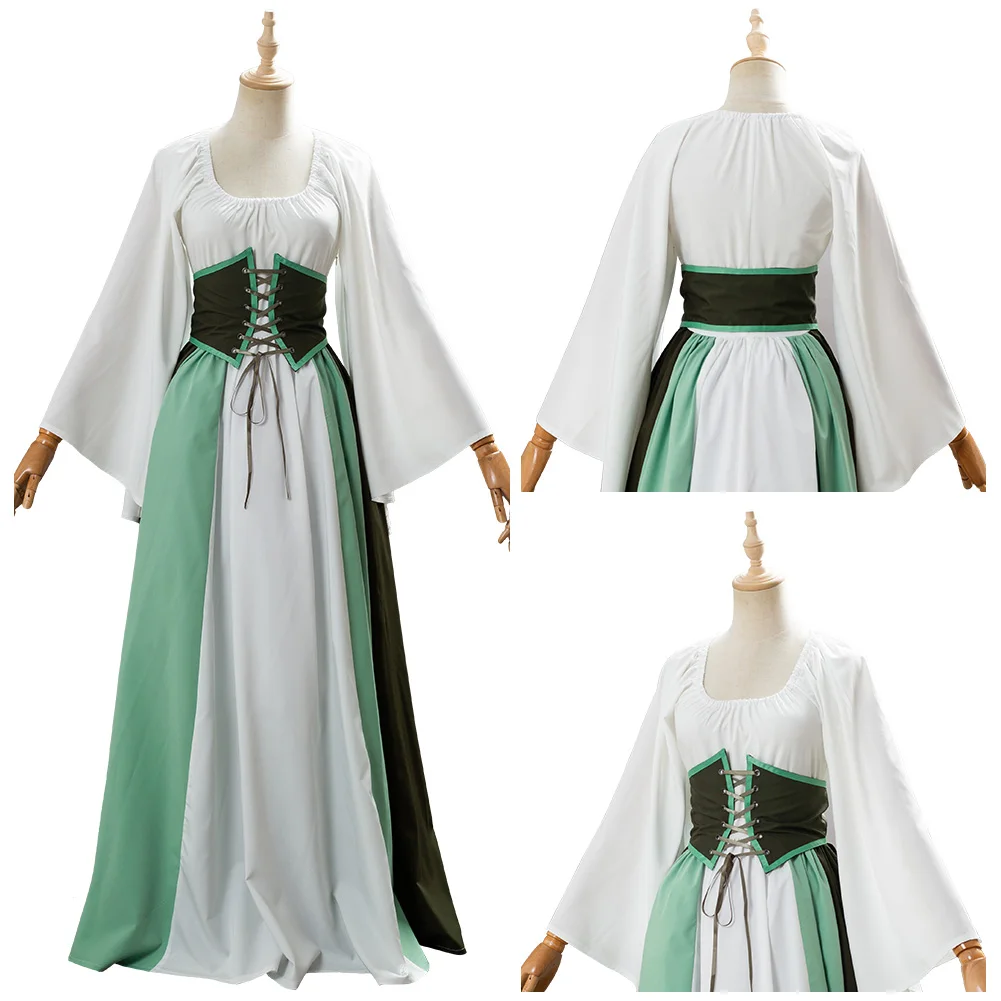 Halloween Medieval Costume Renaissance Vintage Victoria High Waist Bandage Ptachwork Dress Party Dress
Halloween Medieval Costume Renaissance Vintage Victoria High Waist Bandage Ptachwork Dress Party Dress