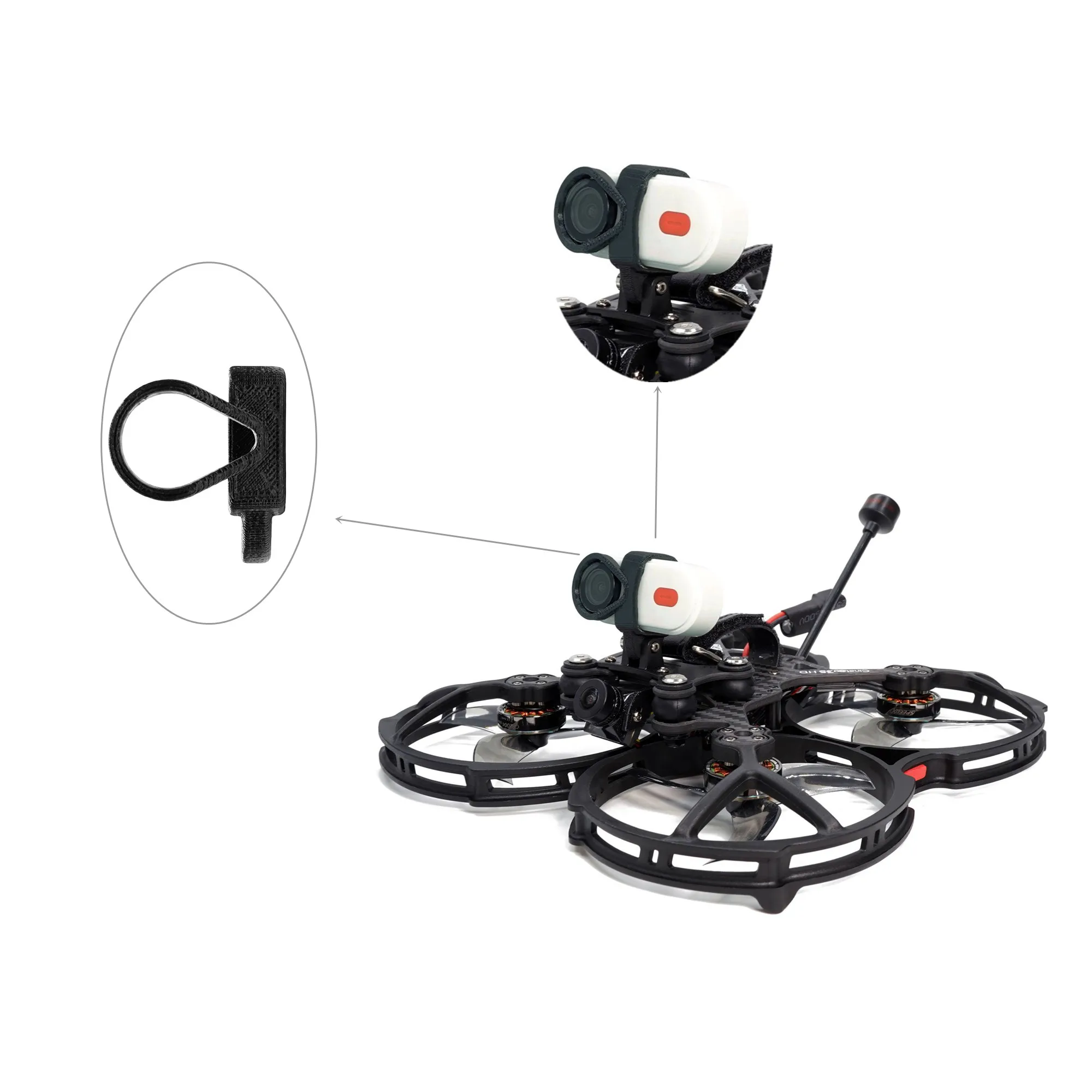 GEPRC Insta360 GO2/Caddx Крепление камеры в форме арахиса для CineLog25/CineLog30/CineLog35/Crocodile4 Baby/Crocodile5 FPV Квадрокоптер для малышей
GEPRC Insta360 GO2/Caddx Крепление камеры в форме арахиса для CineLog25/CineLog30/CineLog35/Crocodile4 Baby/Crocodile5 FPV Квадрокоптер для малышей