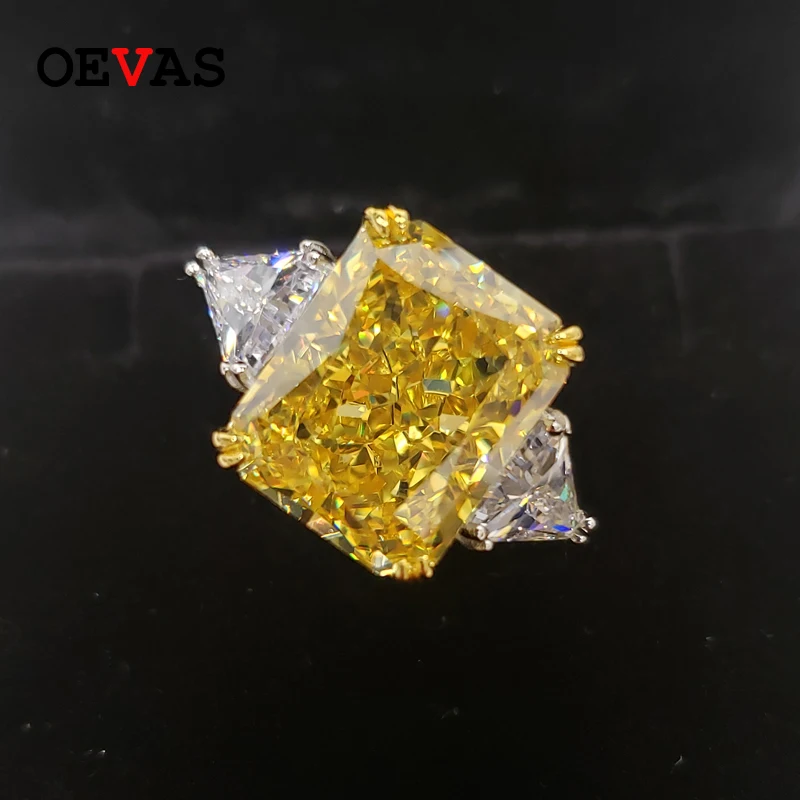 OEVAS Solid 925 Sterling Sparkling 13*16mm Citrine Gemstone Bridal Ring High Carbon Diamond Wedding Party Fine Jewelry Wholesale
OEVAS Solid 925 Sterling Sparkling 13*16mm Citrine Gemstone Bridal Ring High Carbon Diamond Wedding Party Fine Jewelry Wholesale