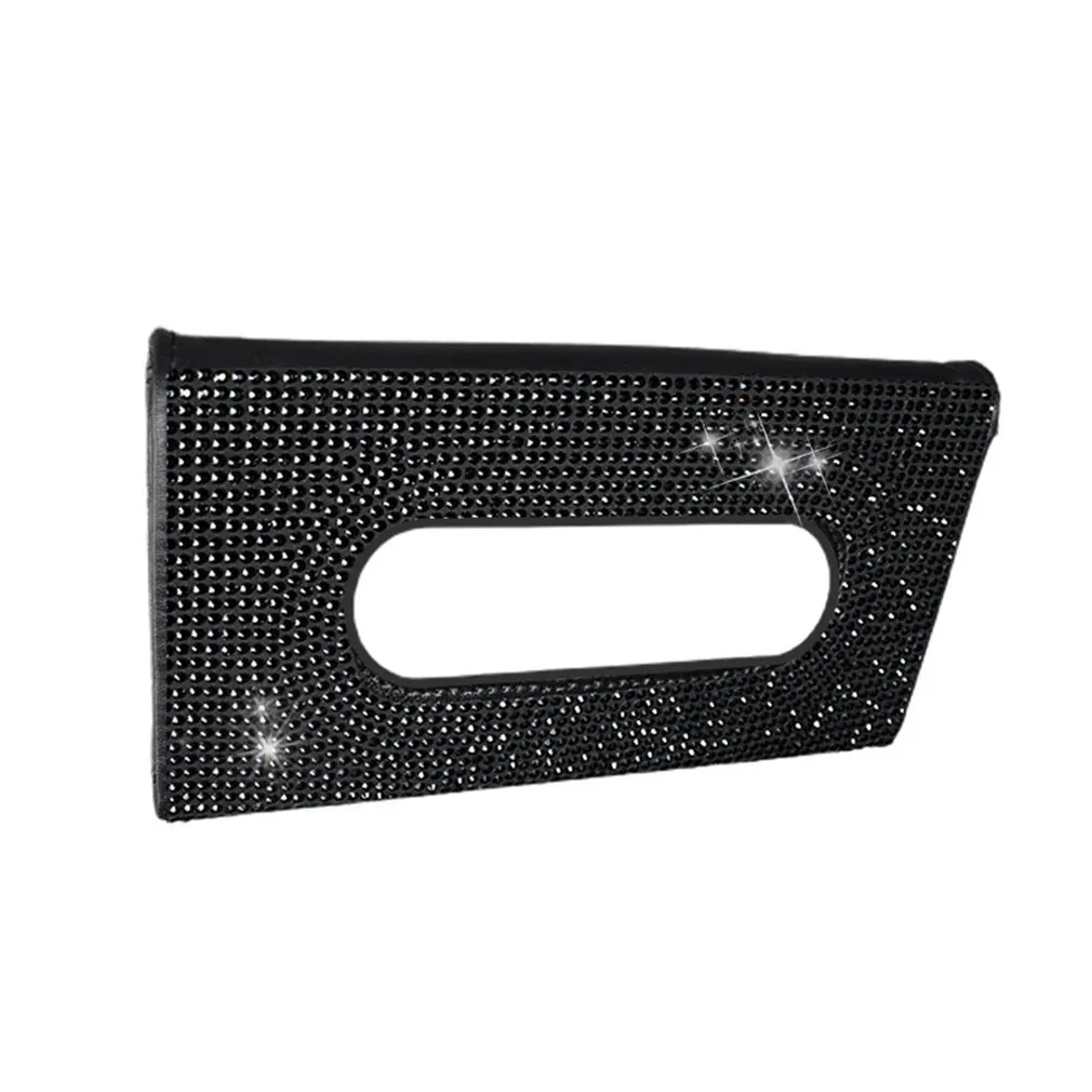 Sturdy Car Tissue Box Holder Creative Rhinestone Drawer Box Car Sun Visor Soft Leather Tissue Box Automotive Interior
Sturdy Car Tissue Box Holder Creative Rhinestone Drawer Box Car Sun Visor Soft Leather Tissue Box Automotive Interior