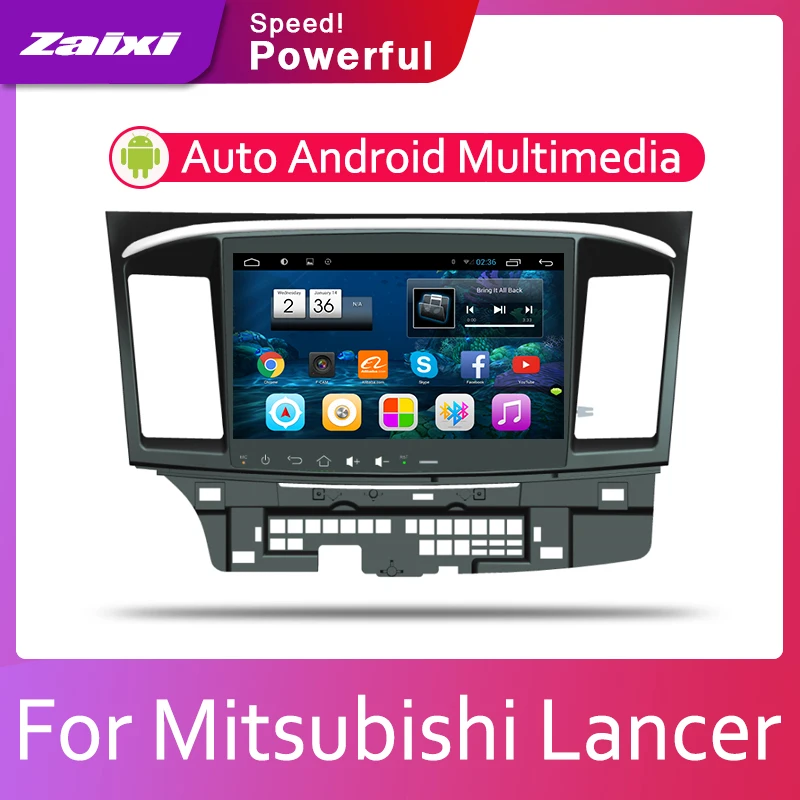 ZaiXi 10 2 HD 1080P IPS LCD экран Android 8 Core для Mitsubishi Lancer 2014 ~ 2015 автомобильное радио 3G4G AUX USB GPS