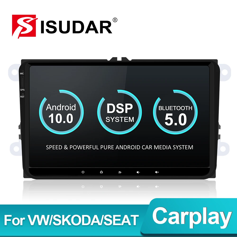 Автомагнитола Isudar на Android 10 для VW/Golf/POLO/Passat/Skoda/Fabia/Octavia/Seat/Leon, автомобильный мультимедийный видеоплеер с GPS, DSP, Carplay
Автомагнитола Isudar на Android 10 для VW/Golf/POLO/Passat/Skoda/Fabia/Octavia/Seat/Leon, автомобильный мультимедийный видеоплеер с GPS, DSP, Carplay