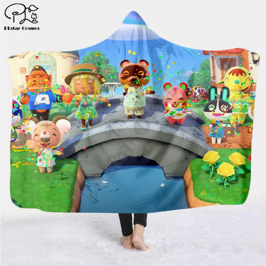 Animal Crossing Hooded Blanket 3D full print Wearable Blanket Adults men women Fleece Blanket
Animal Crossing Hooded Blanket 3D full print Wearable Blanket Adults men women Fleece Blanket