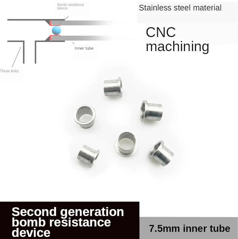 Gun Modified Stainless Steel Resistance Feeder Suitable with 7.5mm Inner Dedicated Stable Muzzle Velocity Solitary CNC
Gun Modified Stainless Steel Resistance Feeder Suitable with 7.5mm Inner Dedicated Stable Muzzle Velocity Solitary CNC