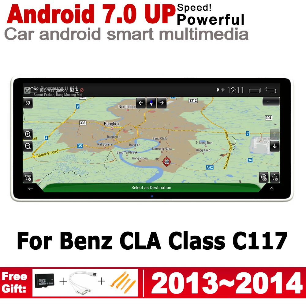 IPS Android автомобильный мультимедийный плеер gps навигация для Mercedes Benz CLA Class C117 2013 ~ 2014