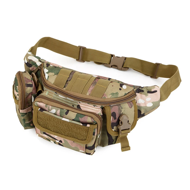 High Quality polyester Sports Waist Bag Men Military Tactical Waist Bag Camouflage fanny pack
High Quality polyester Sports Waist Bag Men Military Tactical Waist Bag Camouflage fanny pack