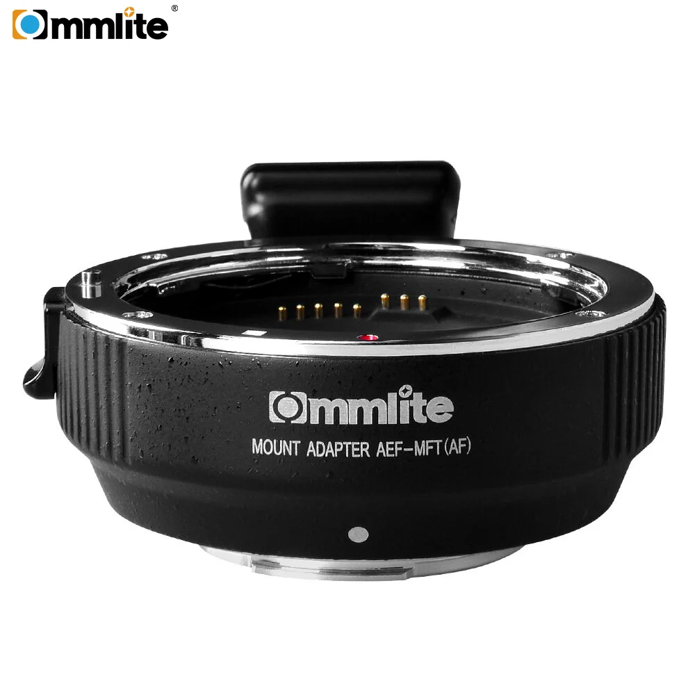 

Commlite CM-AEF-MFT Electronic AF Built-in IS Lens Mount Adapter For Canon EOS EF/EF-S Lens To M4/3 Olympus OM-D E-5 E-M10 BMPCC