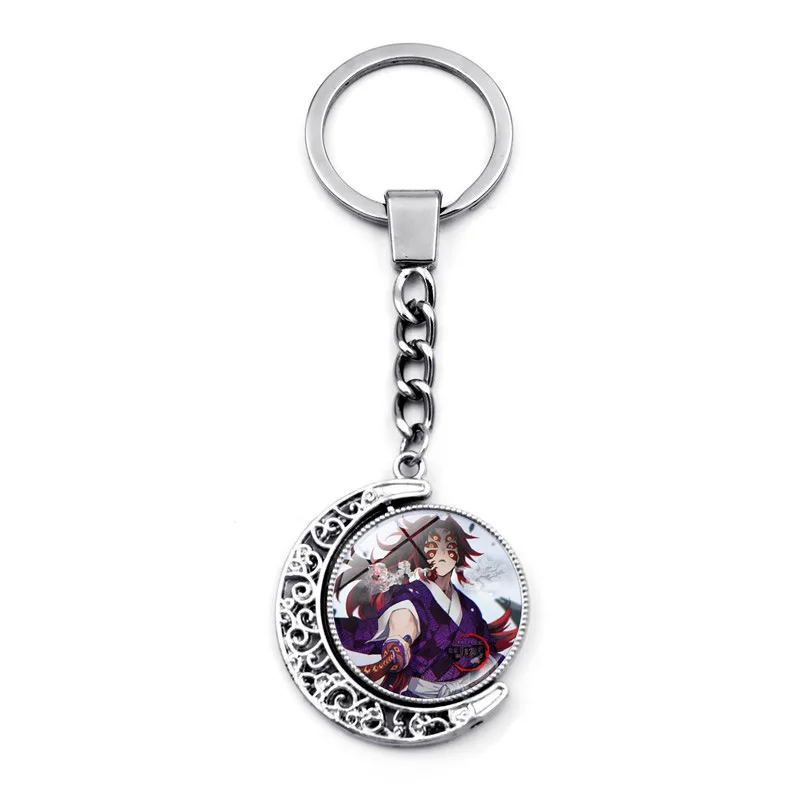 2020 High Quality Japan Anime Demon Slayer Sword Keychain Double Rotation Cosplay Katana Ghost Blade Spin Moon Time Gem Pendant
2020 High Quality Japan Anime Demon Slayer Sword Keychain Double Rotation Cosplay Katana Ghost Blade Spin Moon Time Gem Pendant