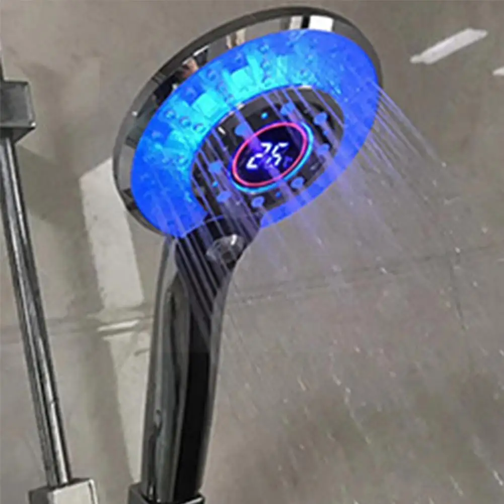 New Durable High Quality Digital Display Handheld Shower With 3 Temperature Control Mode Led Spraying 3-color Light C6z1
New Durable High Quality Digital Display Handheld Shower With 3 Temperature Control Mode Led Spraying 3-color Light C6z1