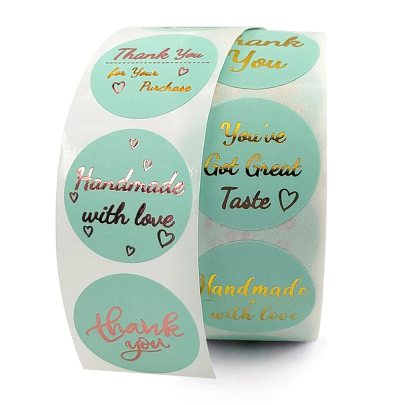 50-500pcs Hot Laser Gold Label Stickers Foil Thank You Taste Business Order Home Hand Made Sticker Wedding Envelope Seals
50-500pcs Hot Laser Gold Label Stickers Foil Thank You Taste Business Order Home Hand Made Sticker Wedding Envelope Seals