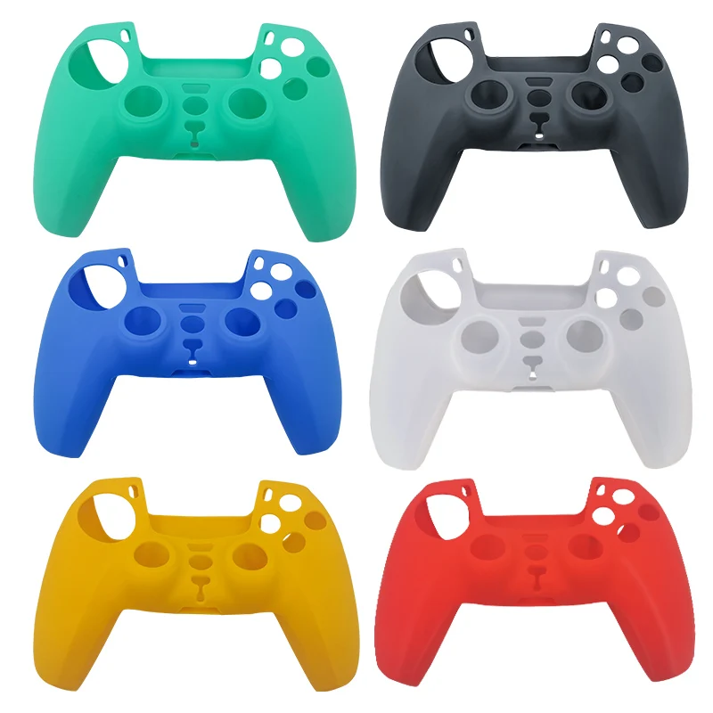 Anti-slip Black For S-ony Play station 5 protective silicone case PS5 skin cover silicone covers for PS5 controller
Anti-slip Black For S-ony Play station 5 protective silicone case PS5 skin cover silicone covers for PS5 controller