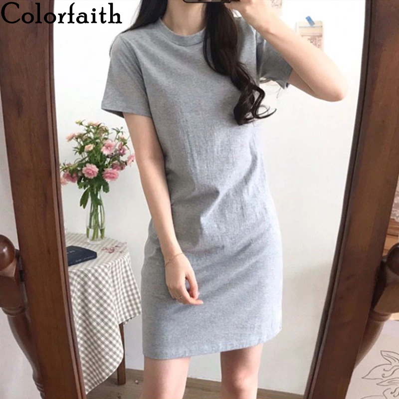 Платье-мини женское весенне-летнее однотонное с высокой талией 
Платье-мини женское весенне-летнее однотонное с высокой талией