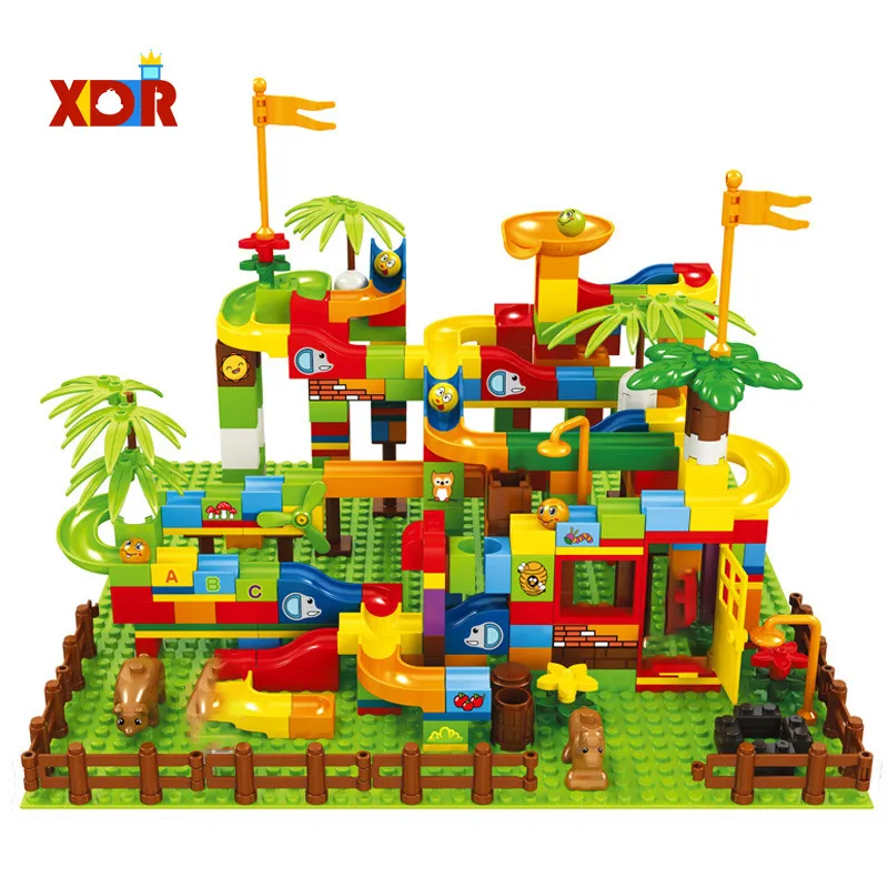Kids Toys Labyrinth Tall Track Building Block Marble Run Brick Forest Slide Castle Building Block Toy For Childrens Gift
Kids Toys Labyrinth Tall Track Building Block Marble Run Brick Forest Slide Castle Building Block Toy For Childrens Gift