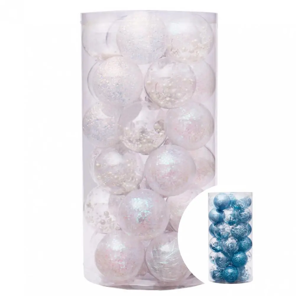 Plastic 24Pcs Beautiful Faddish Xmas Tree Balls Pendants Round Christmas Balls Glossy for Wedding
Plastic 24Pcs Beautiful Faddish Xmas Tree Balls Pendants Round Christmas Balls Glossy for Wedding
