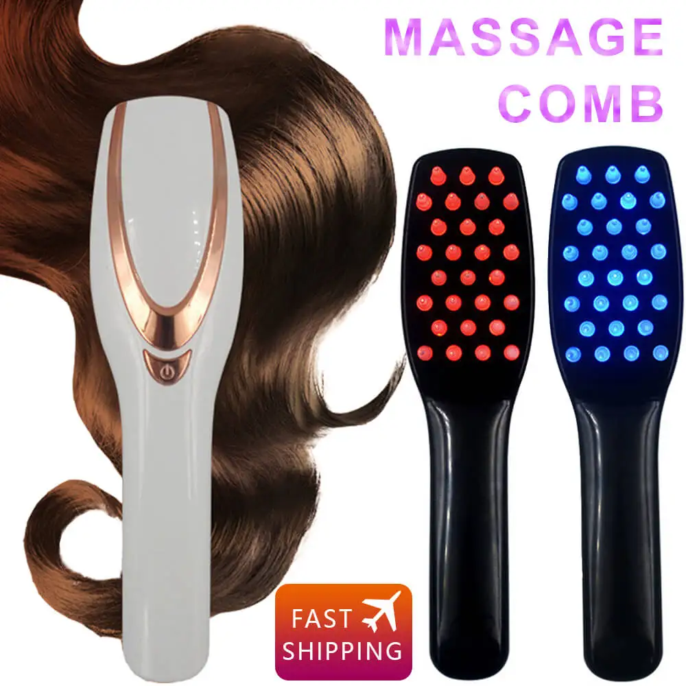 Electric Phototherapy Massager Brush 3 in 1 Vibration Relax Scalp Blood Circulation Massage Comb Hairdressing Care Styling Tool
Electric Phototherapy Massager Brush 3 in 1 Vibration Relax Scalp Blood Circulation Massage Comb Hairdressing Care Styling Tool