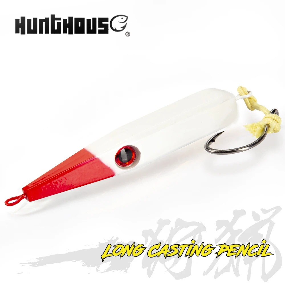 Hunthosue Trolling Pencil Fishing Hard Lures 100mm/125mm/145mm/165mm 45g Slow Sinking GT Lure Saltwater For BlueFish Tuna
Hunthosue Trolling Pencil Fishing Hard Lures 100mm/125mm/145mm/165mm 45g Slow Sinking GT Lure Saltwater For BlueFish Tuna