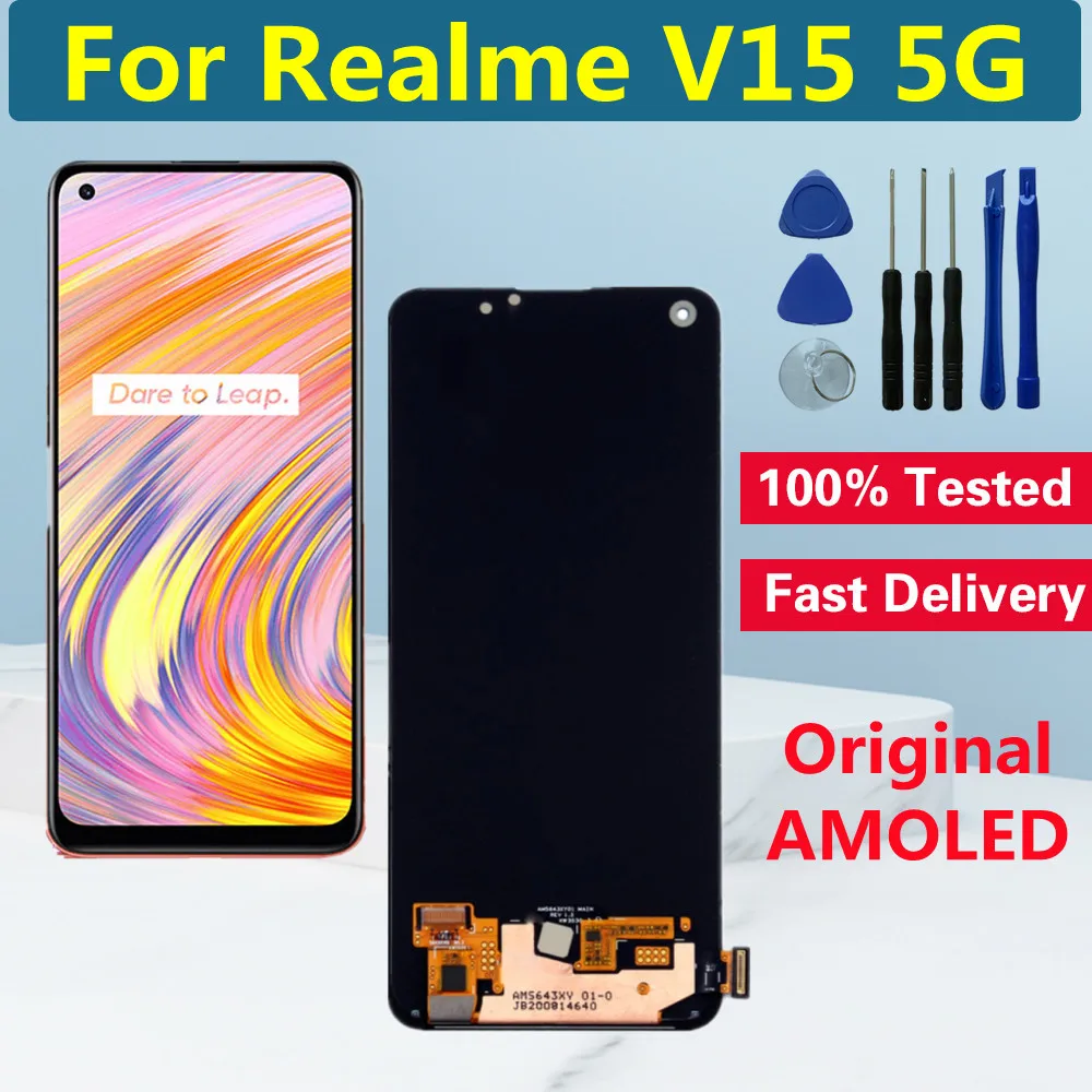 6,4 "Оригинальный Super AMOLED для Realme V15 5G ЖК-дисплей, сенсорная панель дигитайзер для Realme V15 5G Замена Рамки ЖК-экрана
6,4 "Оригинальный Super AMOLED для Realme V15 5G ЖК-дисплей, сенсорная панель дигитайзер для Realme V15 5G Замена Рамки ЖК-экрана