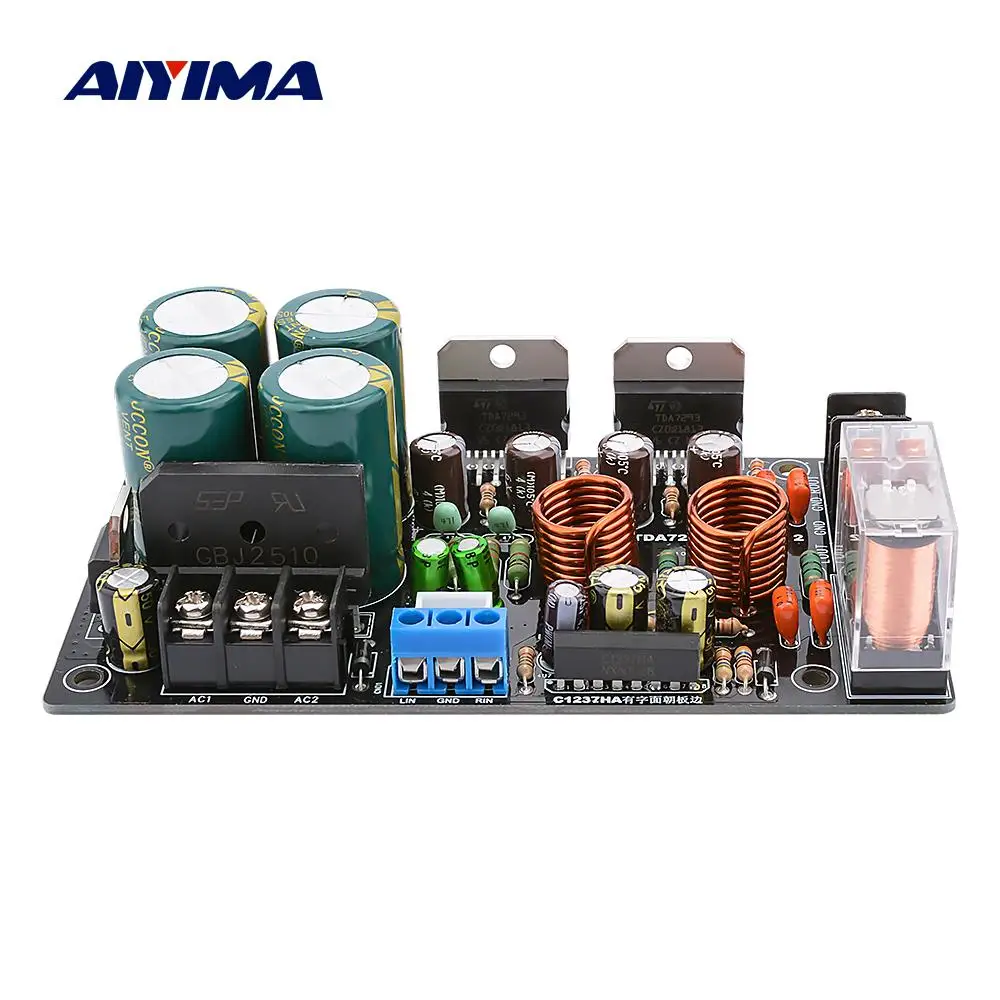 

AIYIMA TDA7293 Power Amplifier Audio Board 100Wx2 2.0 Hifi Stereo Mini Amp Sound Speaker Amplifiers Home Theater Amplificador