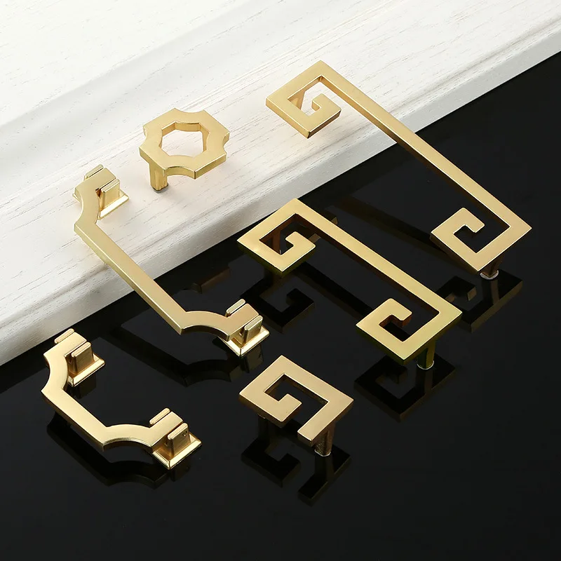 Quality Solid Zinc Alloy Chinese Style Brushed Gold Handle Cabinet Drawer Knob Door Pull Chinese Style Half Moon
Quality Solid Zinc Alloy Chinese Style Brushed Gold Handle Cabinet Drawer Knob Door Pull Chinese Style Half Moon