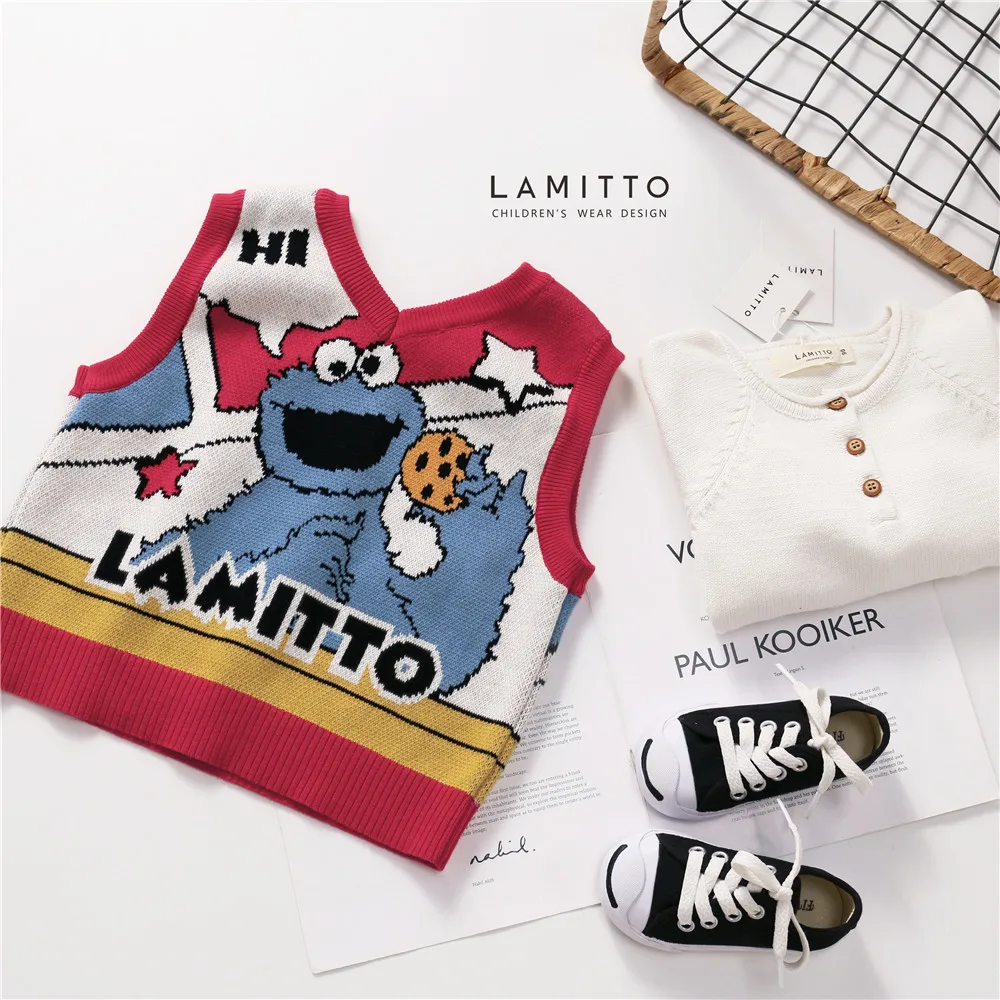 Tonytaobaby Autumn Winter Clothing New children's Clothing European and American Style Knitted Waistcoat Girls Vest Boys Vest 
Tonytaobaby Autumn Winter Clothing New children's Clothing European and American Style Knitted Waistcoat Girls Vest Boys Vest