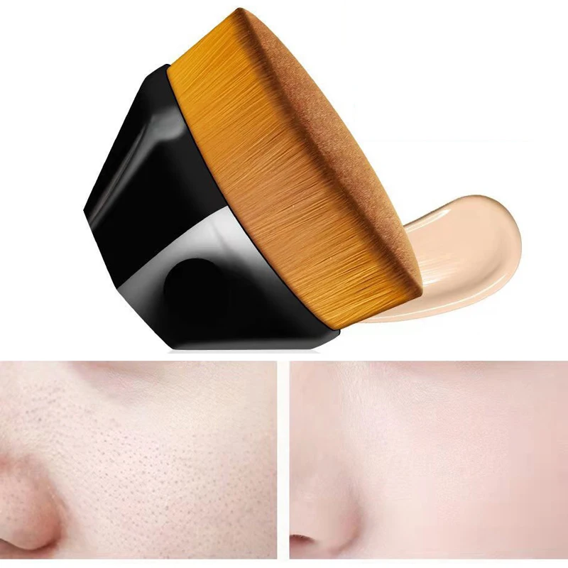 Кисть для макияжа для основы, кисти для макияжа BB с плоским верхом, портативный аксессуар для косметики, BUTT666 
Кисть для макияжа для основы, кисти для макияжа BB с плоским верхом, портативный аксессуар для косметики, BUTT666