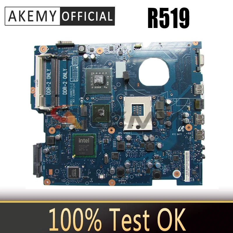 AKEMY BA41-01148A BA41-01147A BA92-05857A BA92-05857B для samsung R519 Материнская плата ноутбука CANNES-L-E PM45 DDR2
AKEMY BA41-01148A BA41-01147A BA92-05857A BA92-05857B для samsung R519 Материнская плата ноутбука CANNES-L-E PM45 DDR2
