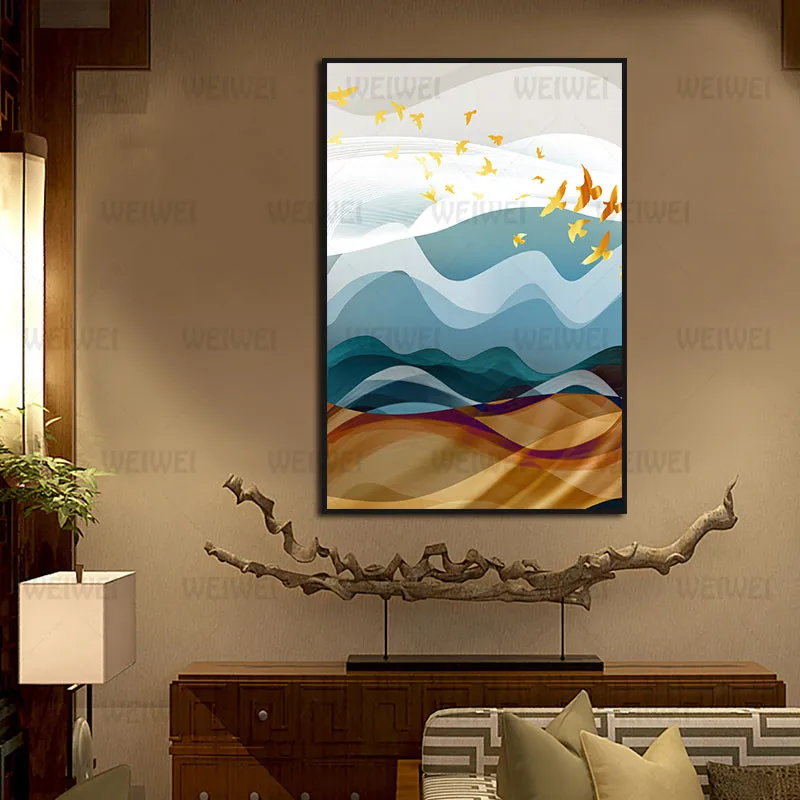 Home Decor Painting Poster Abstract Painting Brown and Green Mountain Bedroom Wall Art Deco Hd Print Canvas Painting 
Home Decor Painting Poster Abstract Painting Brown and Green Mountain Bedroom Wall Art Deco Hd Print Canvas Painting