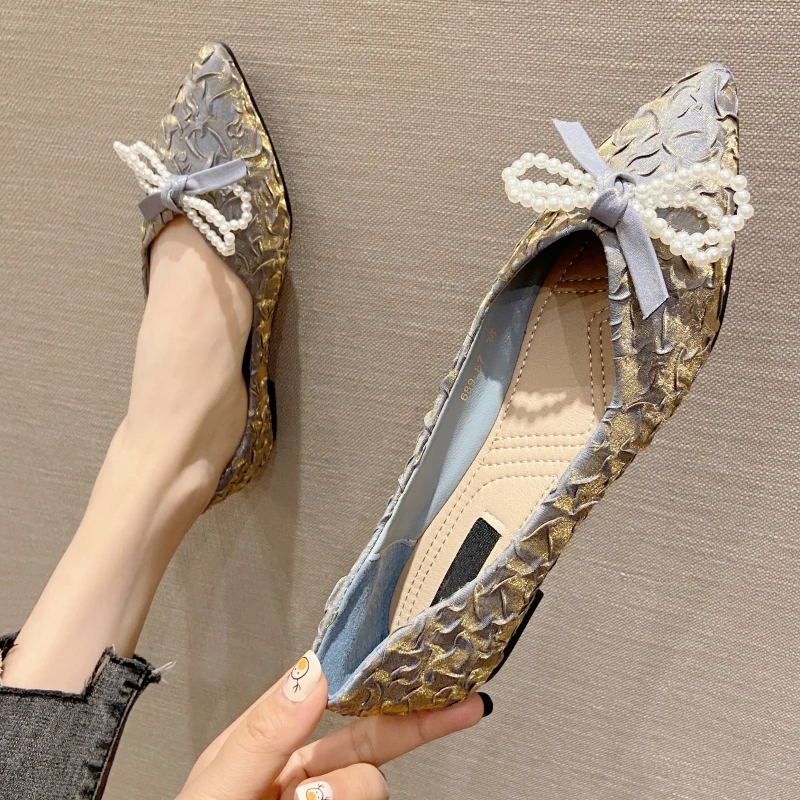 2021 New Arrival Women Ballet Flats Shoes Spring Autumn Pointed Toe Bowtie Shallow Casual Woman Lady Work Single Shoes Black
2021 New Arrival Women Ballet Flats Shoes Spring Autumn Pointed Toe Bowtie Shallow Casual Woman Lady Work Single Shoes Black
