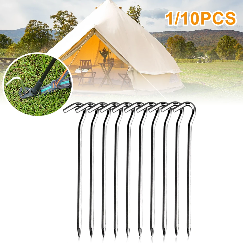 1/10 Pcs 18cm Tent Stakes Aluminum Round Tent Stake Pegs Solid Garden Stake Metal Hook for Camping Tents Canopies Accessories
1/10 Pcs 18cm Tent Stakes Aluminum Round Tent Stake Pegs Solid Garden Stake Metal Hook for Camping Tents Canopies Accessories