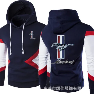 2021New Mustang Motors Car Logo spring autumn Fashion men Pullover Sweatshirts Patchwork Casual Cotton Hoodies Men Clothing
2021New Mustang Motors Car Logo spring autumn Fashion men Pullover Sweatshirts Patchwork Casual Cotton Hoodies Men Clothing