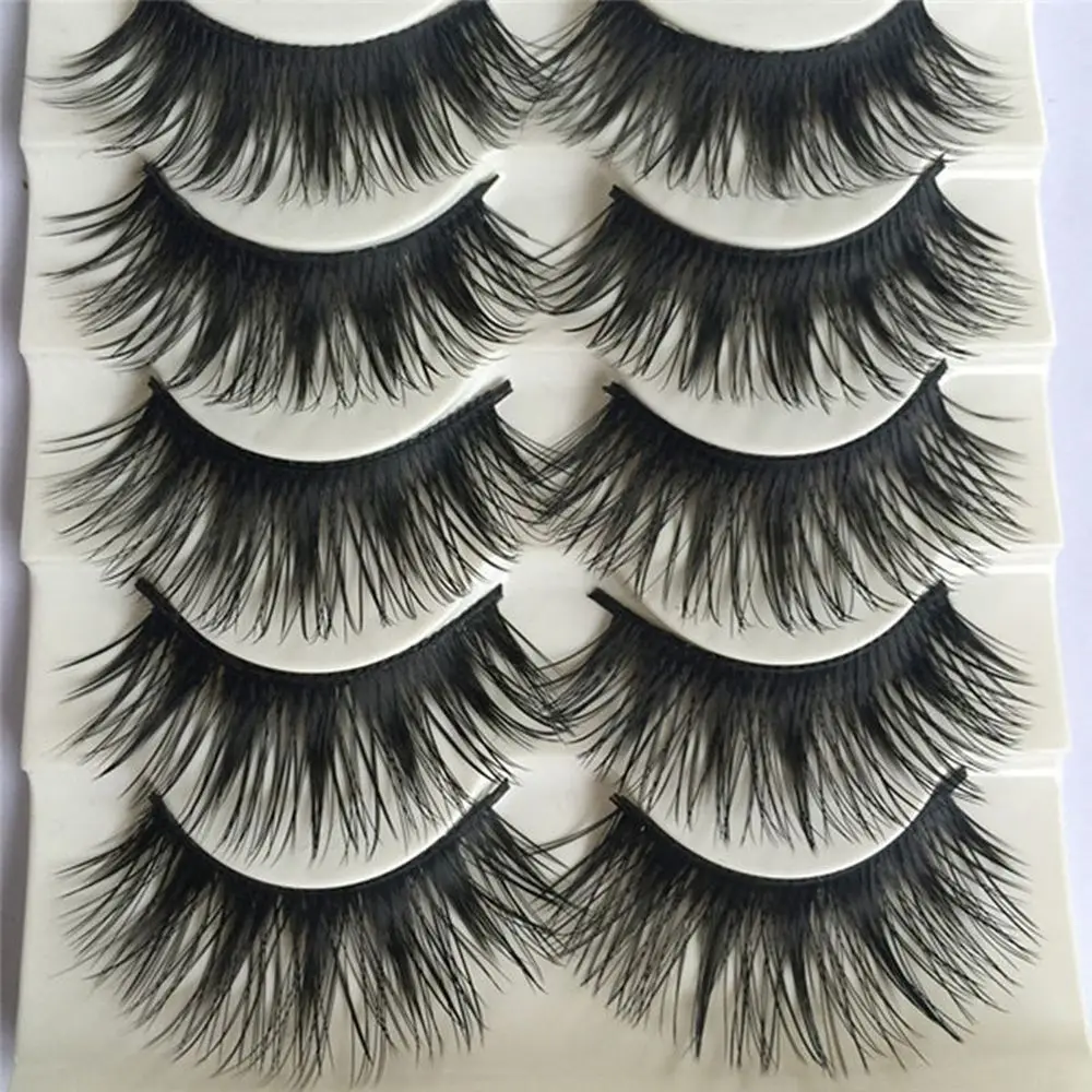 5 Pairs Handmade 3D Faux Mink Hair Thick False Eyelashes Natural/Thick Long Eye Lashes Wispy Makeup Beauty Extension Tools
5 Pairs Handmade 3D Faux Mink Hair Thick False Eyelashes Natural/Thick Long Eye Lashes Wispy Makeup Beauty Extension Tools