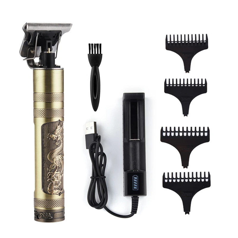 Professional Barber Hair Clipper Rechargeable Electric T-Outliner Finish Cutting Machine Beard Trimmer Shaver Cordless Corded
Professional Barber Hair Clipper Rechargeable Electric T-Outliner Finish Cutting Machine Beard Trimmer Shaver Cordless Corded