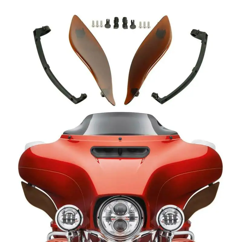 Motorcycle ABS Side Wings Air Deflectors For Harley Touring Electra Street Tri Glide Ultra Limited 2014-2020
Motorcycle ABS Side Wings Air Deflectors For Harley Touring Electra Street Tri Glide Ultra Limited 2014-2020