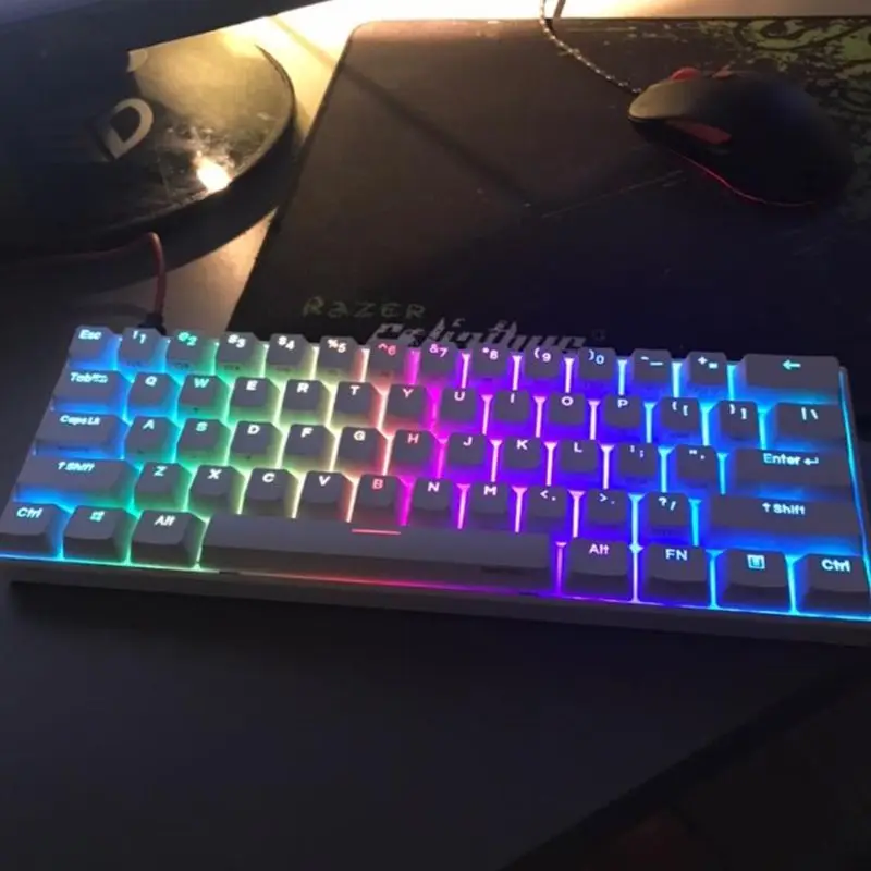 Клавиатура Механическая Anne Pro 2 игровая с RGB-подсветкой 60% клавиш Bluetooth 4.0 61 клавиша