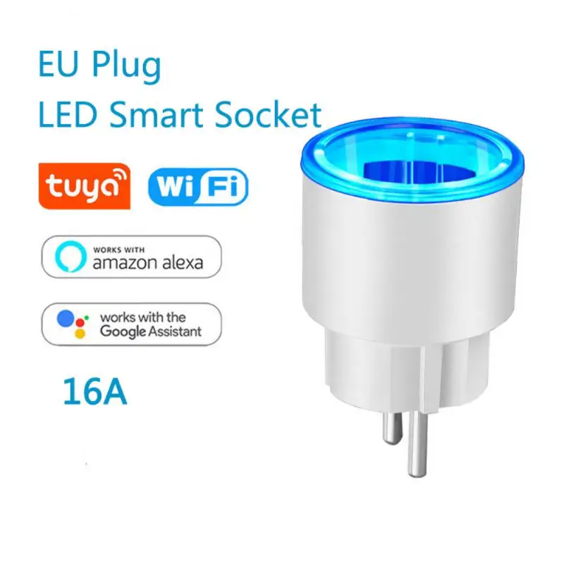 Tuya Smart Home WiFi EU Plug Adapter 16A Remote Voice Control Power Monitor Socket Wireless Timer For Use With Alexa Home Tuya
Tuya Smart Home WiFi EU Plug Adapter 16A Remote Voice Control Power Monitor Socket Wireless Timer For Use With Alexa Home Tuya