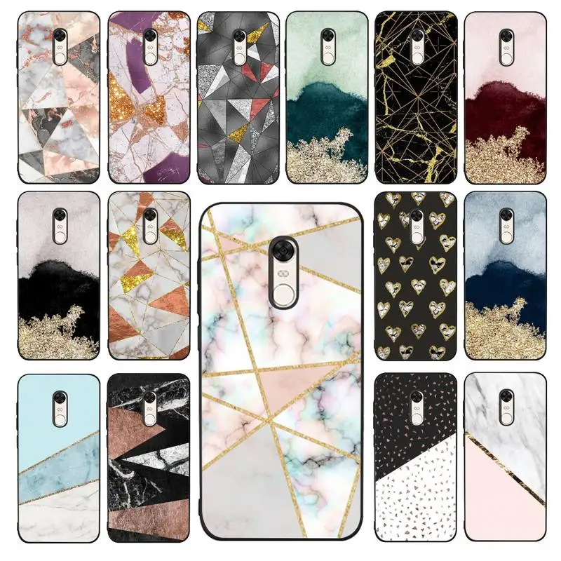 LVTLV Gold Geometric Marble Phone Case for RedMi 4X 5 plus 5 6 7 8 9 A 6pro Go K20 cover
LVTLV Gold Geometric Marble Phone Case for RedMi 4X 5 plus 5 6 7 8 9 A 6pro Go K20 cover