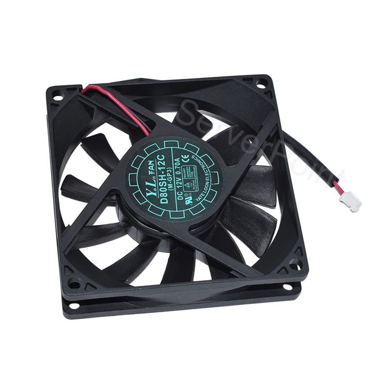 For Power Supply Cabinet Cooling Fan D80SH-12C 8020 0.70A 80*80*20MM DC12V 2Pins Cooler
For Power Supply Cabinet Cooling Fan D80SH-12C 8020 0.70A 80*80*20MM DC12V 2Pins Cooler