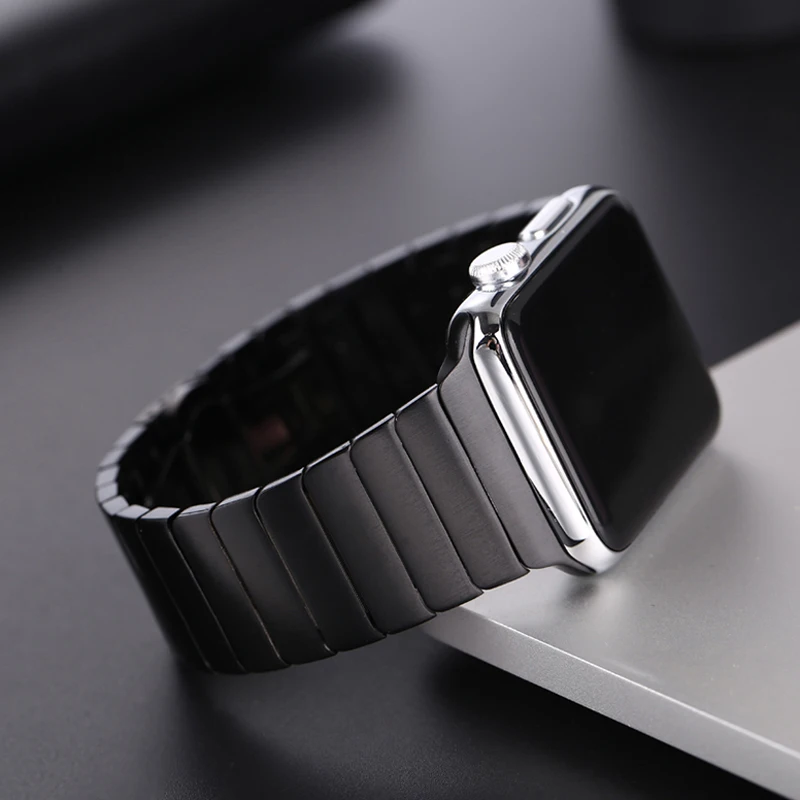 Ремешок для часов OSRUI из нержавеющей стали Apple watch 4 44 40 iwatch 3 браслет apple ремешок 42 38