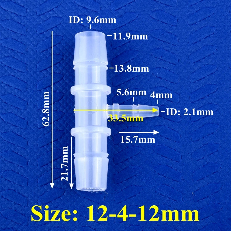 SgooHan пластиковый редукционный тройник для садового полива 12-20 до 4-16 мм 
SgooHan пластиковый редукционный тройник для садового полива 12-20 до 4-16 мм