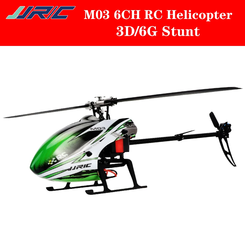 New JJRC 2020 New M03 6-axis Gyroscope 6CH Dual Brushless Motor 200M Control Distance 3D/6G Stunt RC Helicopter Single Blade BNF
New JJRC 2020 New M03 6-axis Gyroscope 6CH Dual Brushless Motor 200M Control Distance 3D/6G Stunt RC Helicopter Single Blade BNF